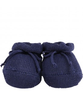 Blue bootee for babyboy