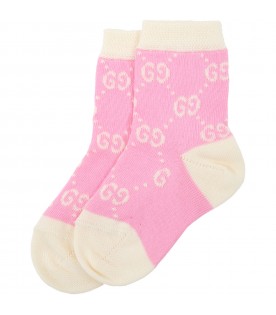 Pink socks for babygirl