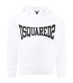 Dsquared2 White sweatshirt for boy with logo