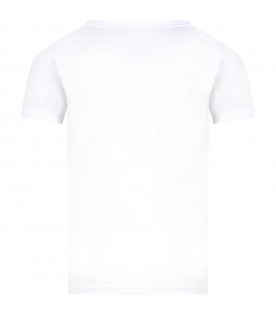 T-shirt bianca per bambini