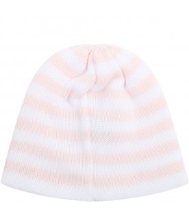 Cappello bianco per neonata