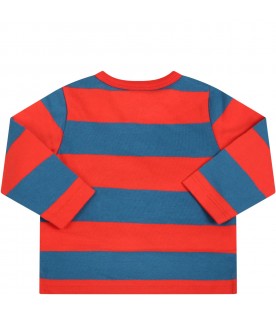 Multicolor t-shirt for babyboy with monster