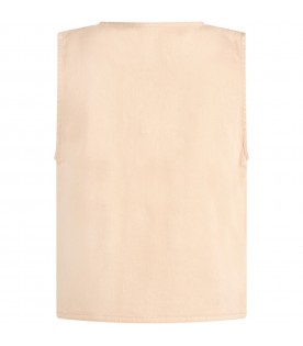 Beige ''Adrien'' vest for kids