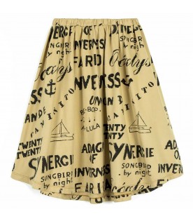 Yewllow skirt for girl
