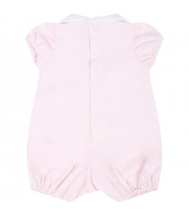 Pink romper for baby girl