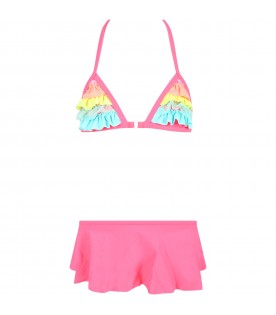 Neon fuchsia bikini for girl