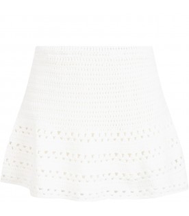 White skirt for girl