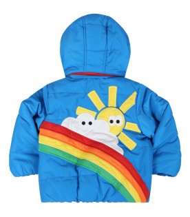 Light-blue jacket for babykids