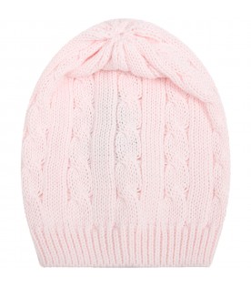 Pink hat for babygirl