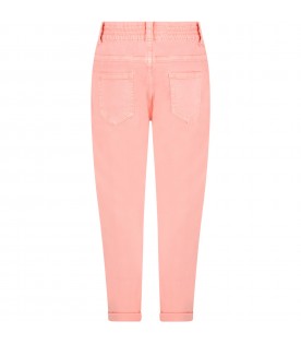 Pink jeans for girl