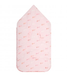 Pink sleeping bag for baby girl