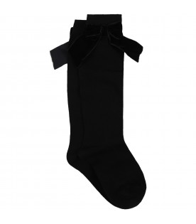 Black socks for girl