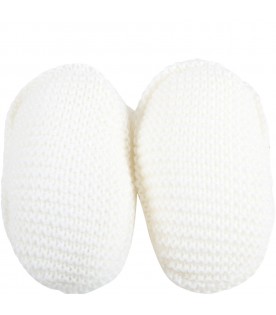 White baby-bootee for baby kids