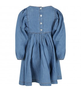 Blue "Caly" dress for girl