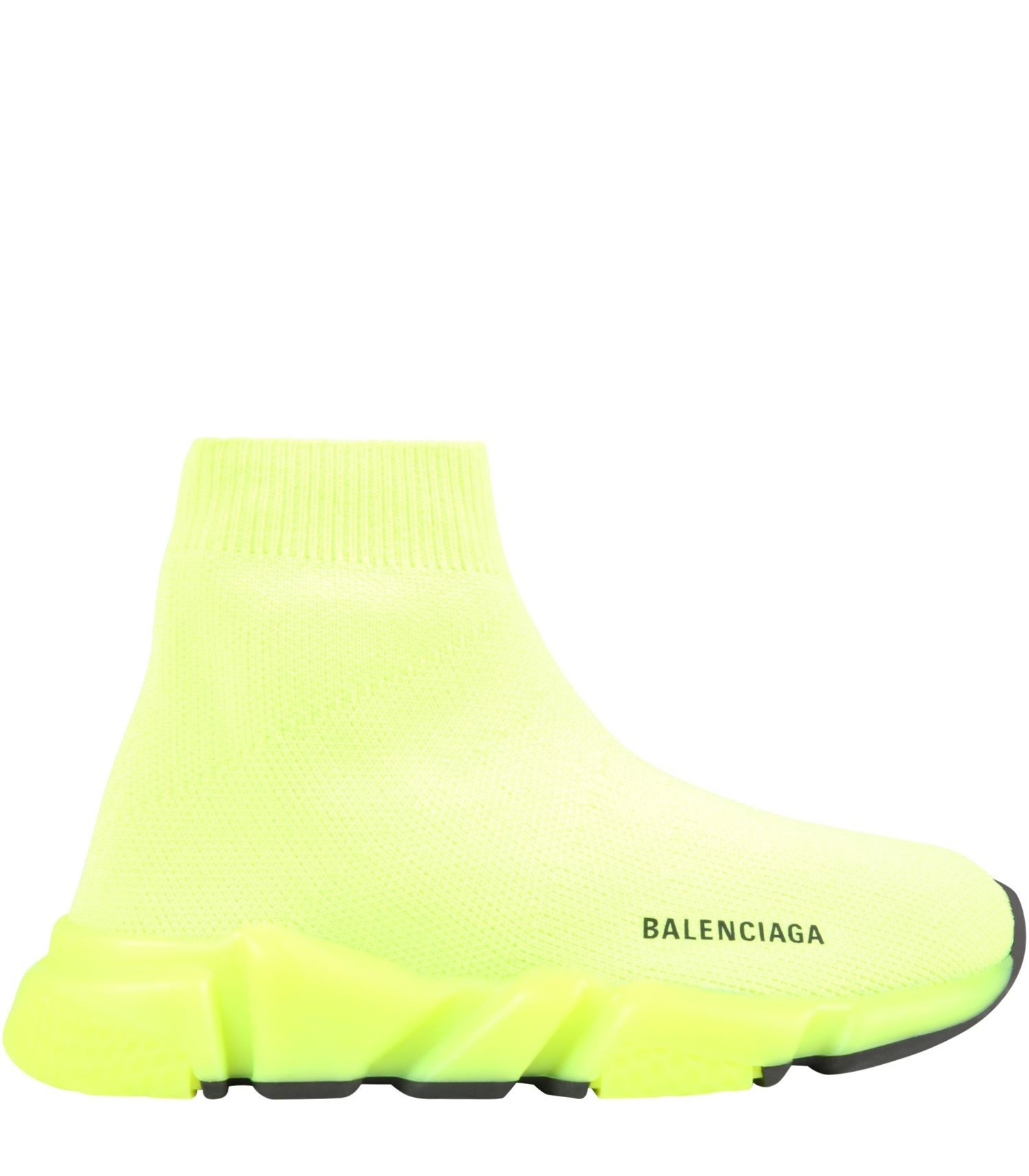 Balenciaga Sneakers gialle fluo per bambini con logo - CoccoleBimbi