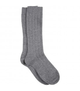 Grey socks for kids