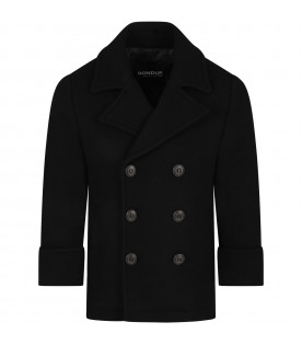 Black coat for boy