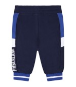 Timberland Blue sweatpant for baby boy with logo