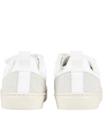 Veja White sneakers for kids with gray logo
