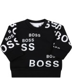 Hugo Boss Black sweatshirt for baby kids with logos