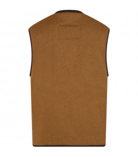 Brown vest for kids