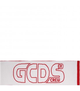 Sciarpa rossa per bambini con logo