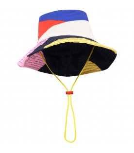Cappello multicolor per bambini con patch logato