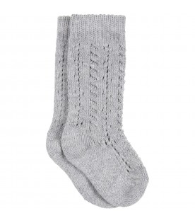 Gray socks for babykids