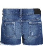 Diesel Blue shorts for girl with logo