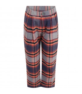 Multicolor trousers for boy