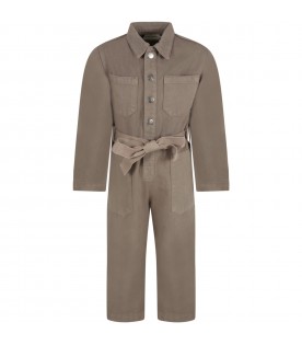 Green ''Vincent'' overall for kids