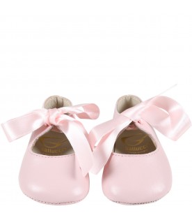 Pink ballet-flats for baby girl