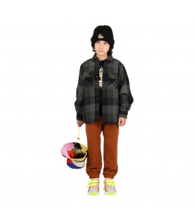 Black hat for boy with shoe