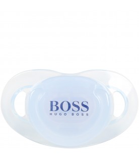 Light blue pacifier for baby boy
