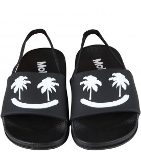 Black sandals for kids