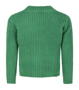 Green sweatshirt for girl