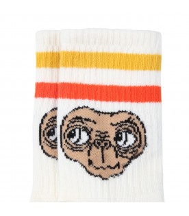 Ivory socks for kids with E.T.