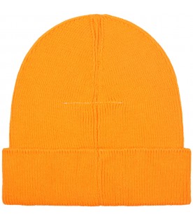 Cappello arancione per bambini con iconico numero