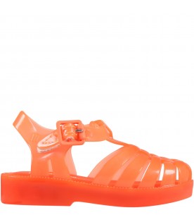 Orange sandals for kids