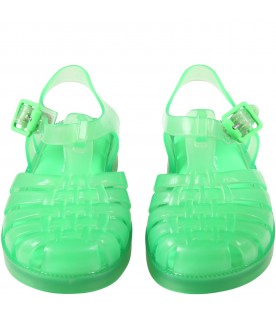 Sandali verdi fluo per bambini