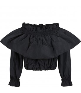 Black blouse for girl