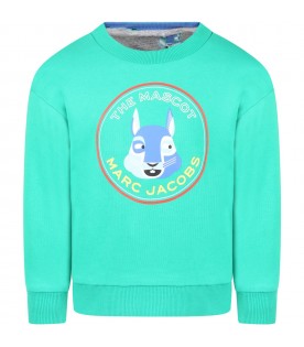 Multicolor sweatshirt for boy with rabbits