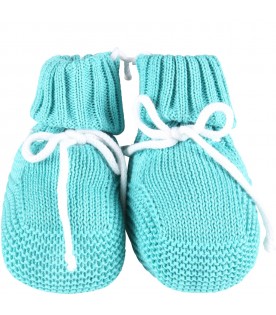 Teal baby-bootee for baby kids