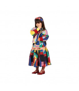 Vestito multicolor per bambina
