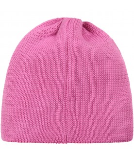Purple hat for baby girl