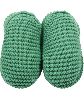 Green baby-bootee for baby kids