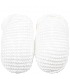 White baby-bootee for baby kids