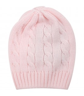 Pink hat for baby girl