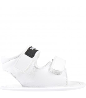 White sandals for baby kids