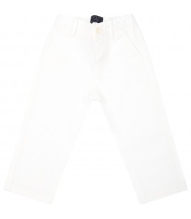 White trouser for baby boy